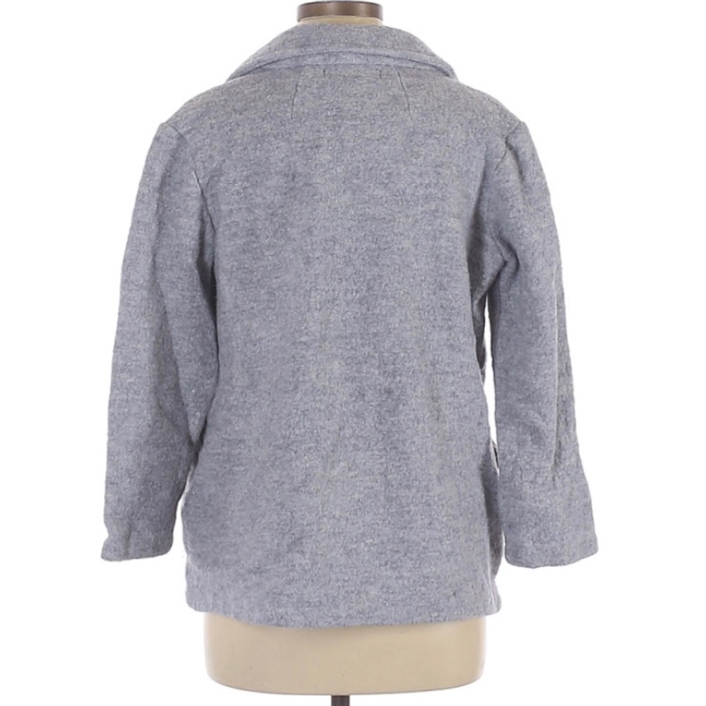 Rachel Zoe Gray Wool Blazer Jacket Medium - Picture 2 of 6
